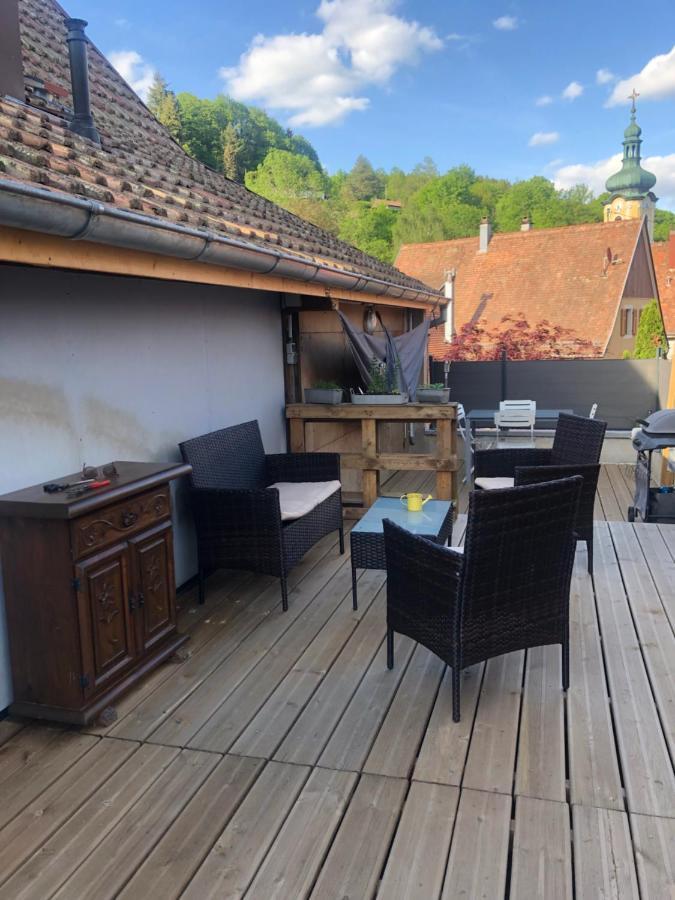 Appartement Vintage A L Ancienne Forge Muhlbach-sur-Munster Bagian luar foto